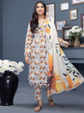 Regalia Identic Separates Printed Khaddar Unstitched 3Pc Suit ISK2-14