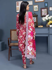 Regalia Identic Separates Printed Khaddar Unstitched 3Pc Suit ISK2-02