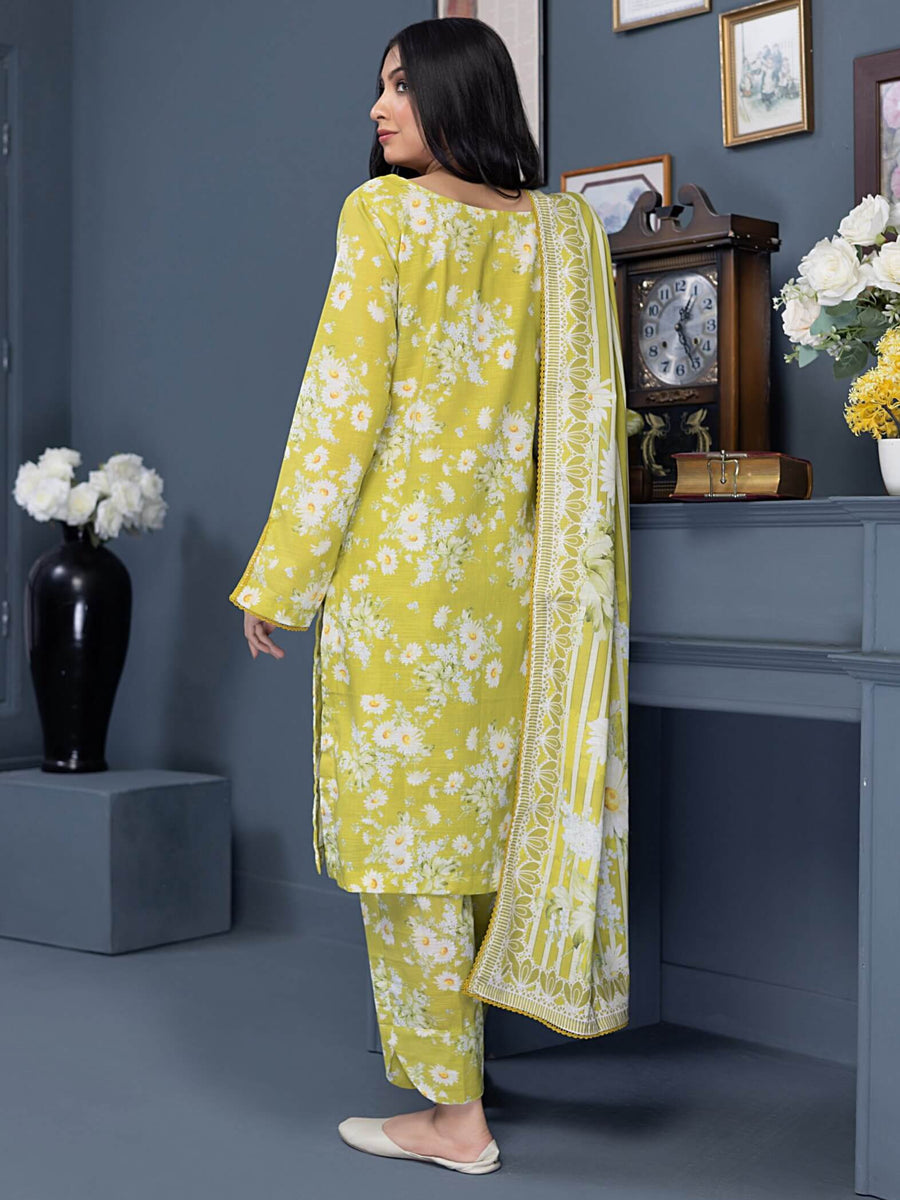 Regalia Identic Separates Printed Khaddar Unstitched 3Pc Suit ISK2-03