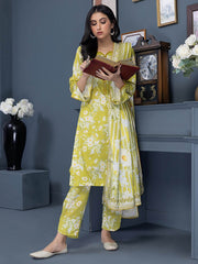 Regalia Identic Separates Printed Khaddar Unstitched 3Pc Suit ISK2-03