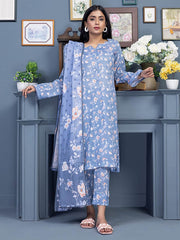 Regalia Identic Separates Printed Khaddar Unstitched 3Pc Suit ISK2-04