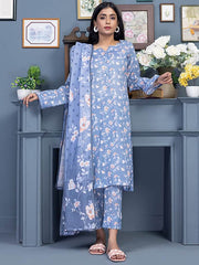 Regalia Identic Separates Printed Khaddar Unstitched 3Pc Suit ISK2-04