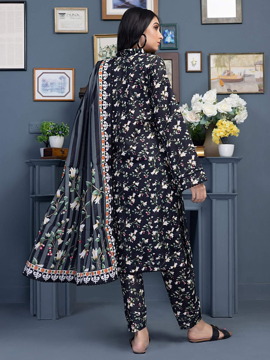 Regalia Identic Separates Printed Khaddar Unstitched 3Pc Suit ISK2-06