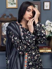 Regalia Identic Separates Printed Khaddar Unstitched 3Pc Suit ISK2-06