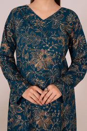 Feathers Fully Embroidered Karandi Unstitched 2Pc Suit ISLYN-FT601