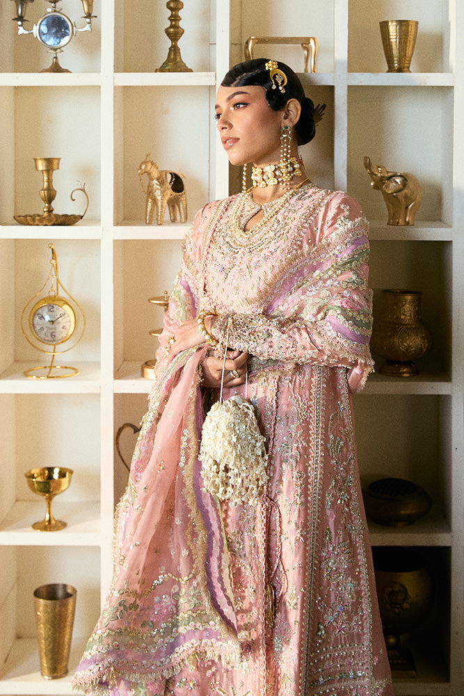 Freeshia by Suffuse Embroidered Shesha Silk Unstitched 3Pc Suit - ISRANA