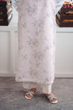 Neeshay Summer Diary Embroidered Lawn Unstitched 3Pc Suit - IVORY BLOOM