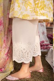 Cross Stitch Eid Lawn Unstitched Embroidered 3Pc Suit D-05 Ivory Garland