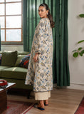 Faiza Faisal Lumiere Printed Khaddar Stitched 2Pc Suit - IVORY MIST