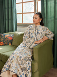 Faiza Faisal Lumiere Printed Khaddar Stitched 2Pc Suit - IVORY MIST