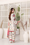 Feathers Premium Whisper of Elan Unstitched Lawn 3Pc Suit Icy Illusion-FT680