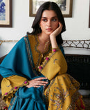 Republic Womenswear Amaris Unstitched Karandi 3Pc Suit D-12 Ilyria