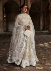 Hussain Rehar Luxury Festive Formal Net Unstitched Dress - Imami