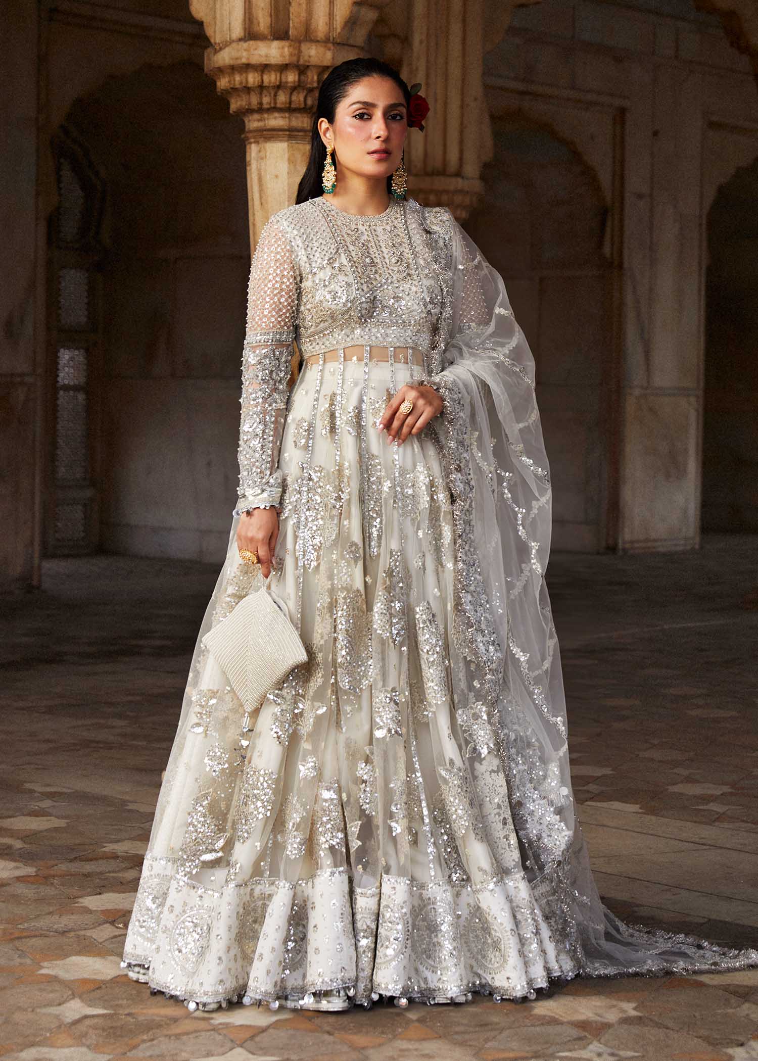Hussain Rehar Luxury Festive Formal Net Unstitched Dress - Imami Hussain Rehar Luxury Festive Formal Net Unstitched Dress - Imami
