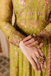 Roheenaz Naira Embroidered Chiffon Unstitched 3Pc Suit RNZ-04 Inaya