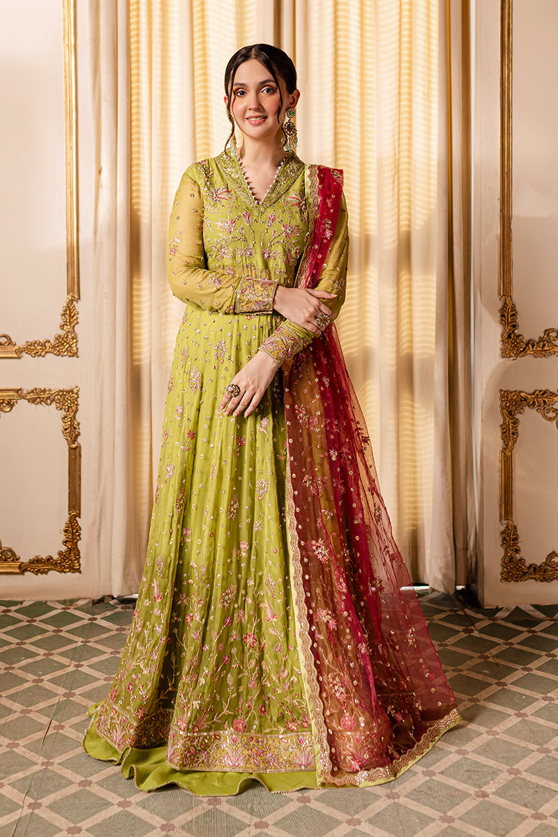 Roheenaz Naira Embroidered Chiffon Unstitched 3Pc Suit RNZ-04 Inaya