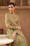 Ayzel Panache Embroidered Organza Unstitched 3Pc Suit ALF-24-V2-02 INESSA