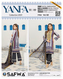 SY-09 - YANFA COLLECTION Vol 2 2021 - Three Piece Suit-SAFWA -SAFWA Brand Pakistan online shopping for Designer Dresses