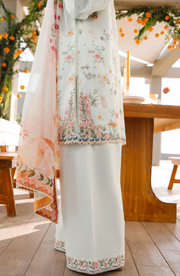 Seran Afsanah Embroidered Lawn Unstitched 3Pc Suit D-13 IRA