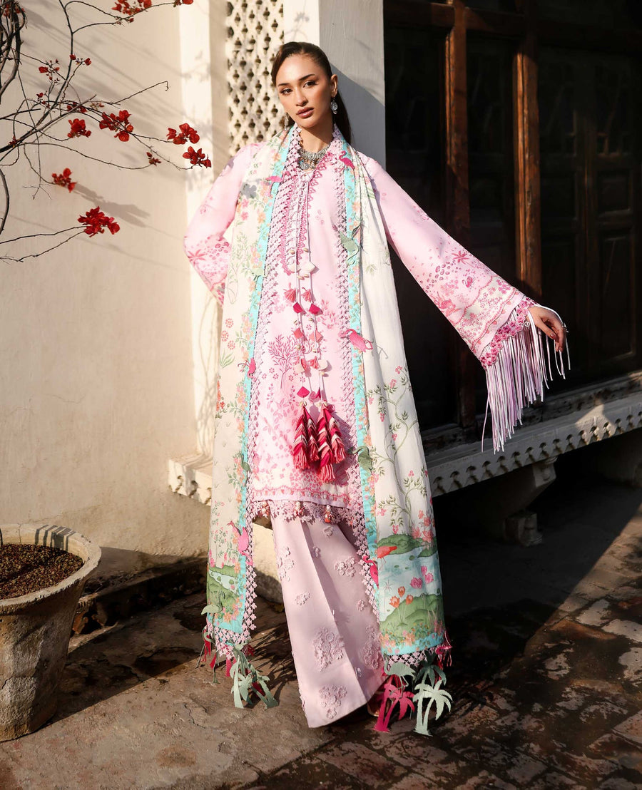 Republic WomensWear Neoma Embroidered Lawn Unstitched 3Pc Suit SP-09 Iria