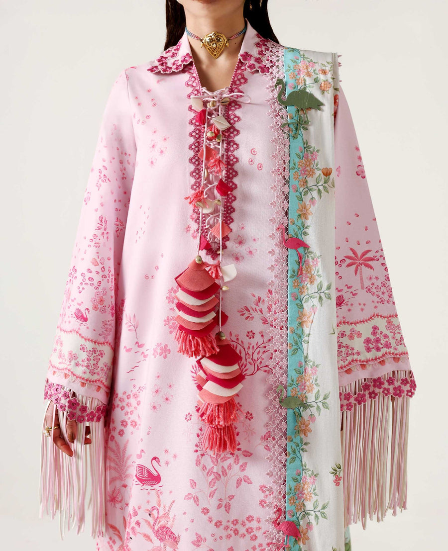 Republic WomensWear Neoma Embroidered Lawn Unstitched 3Pc Suit SP-09 Iria