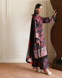 Roheenaz Eclat Gerden Printed Lawn Unstitched 3Pc Suit - IRIS GARDEN
