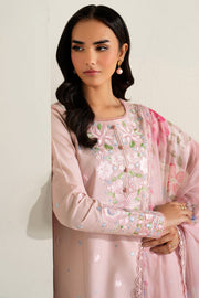 Farasha Summer Weaves Embroidered Lawn Unstitched 3Pc Suit - Iris Mist