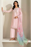 Farasha Summer Weaves Embroidered Lawn Unstitched 3Pc Suit - Iris Mist