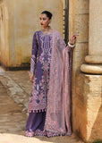 Hussain Rehar Luxury Lawn Unstitched Embroidered 3Pc Suit D-08 Irris