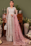 Farasha Luxury Formal Embroidered Net Unstitched 3Pc Suit - Isabel