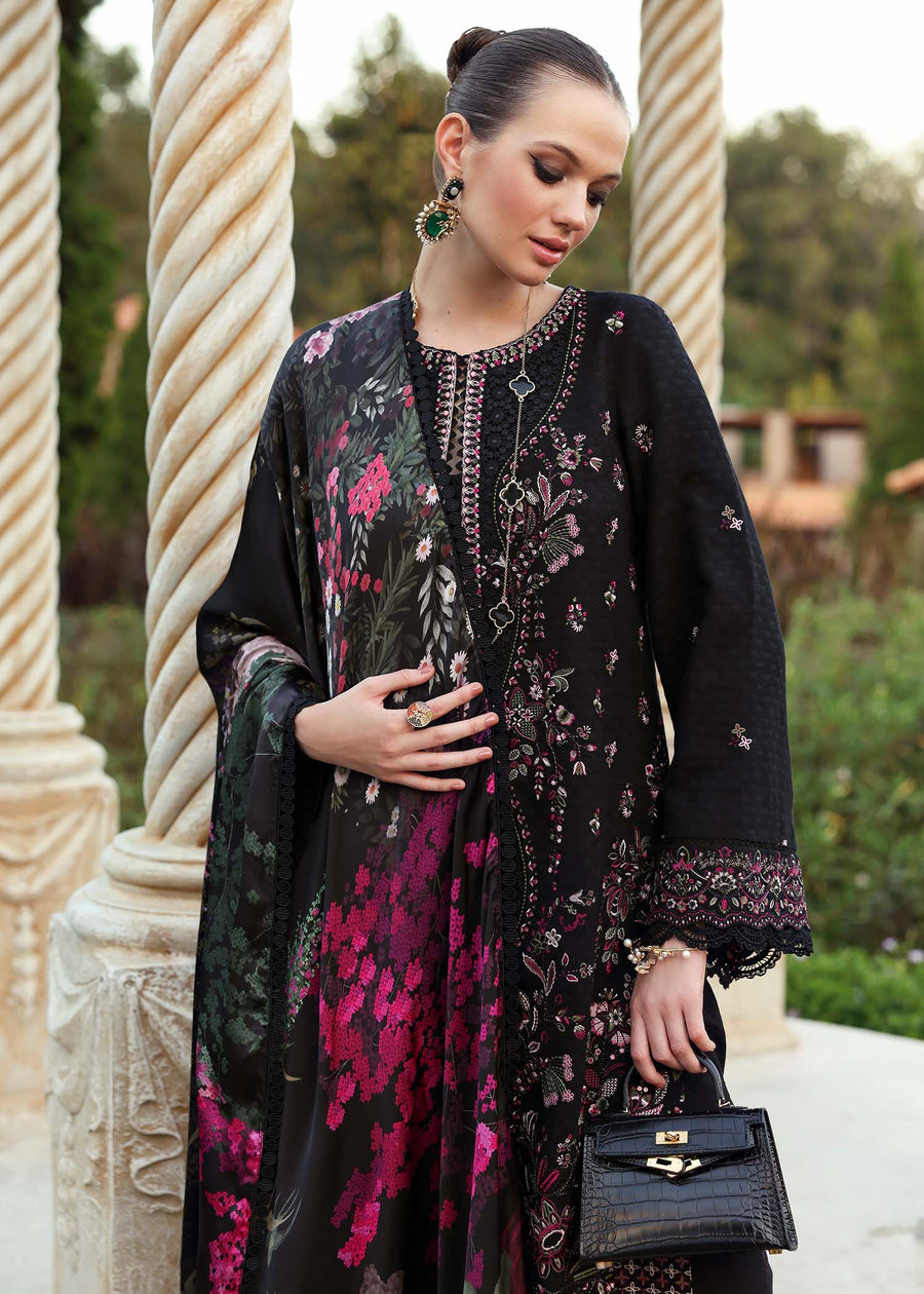 Kanwal Malik Zaina Embroidered Lawn Unstitched 3Pc Suit - ISHA