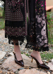 Kanwal Malik Zaina Embroidered Lawn Unstitched 3Pc Suit - ISHA