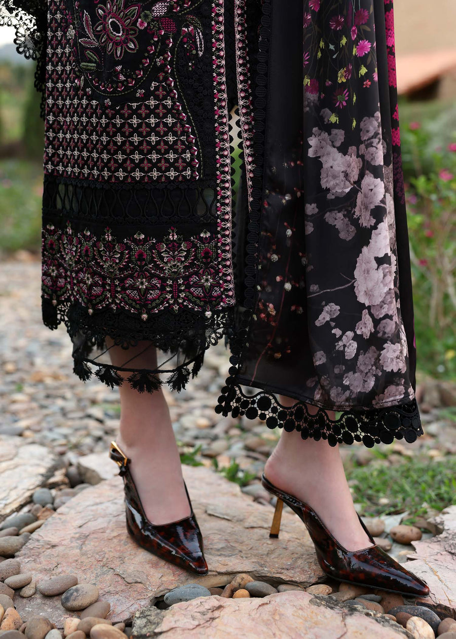 Kanwal Malik Zaina Embroidered Lawn Unstitched 3Pc Suit - ISHA
