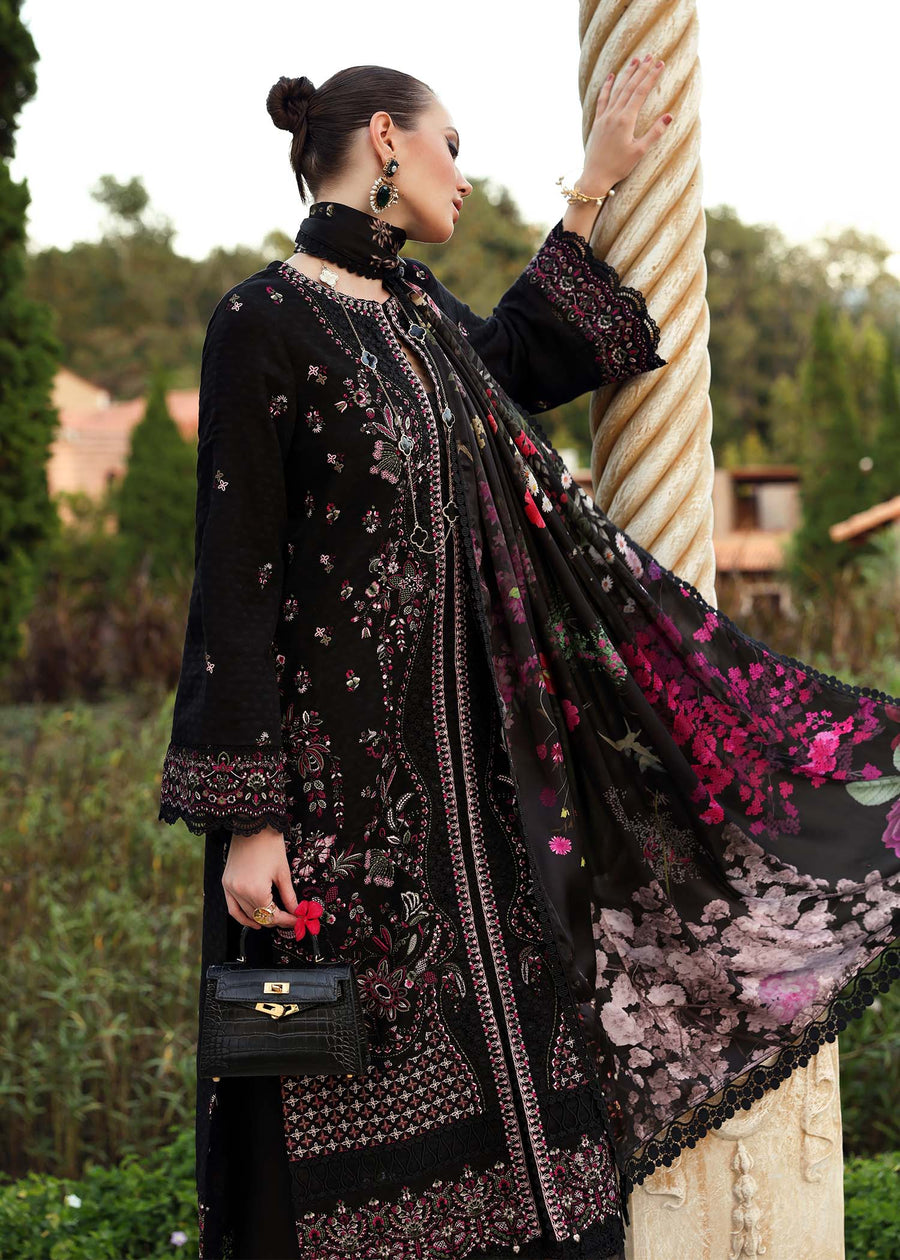 Kanwal Malik Zaina Embroidered Lawn Unstitched 3Pc Suit - ISHA