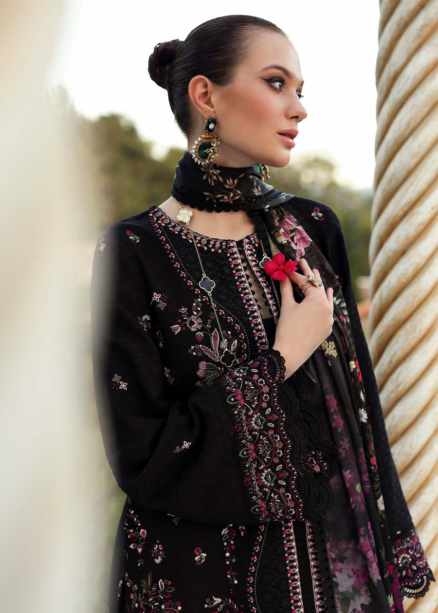 Kanwal Malik Zaina Embroidered Lawn Unstitched 3Pc Suit - ISHA