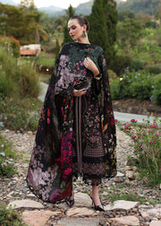 Kanwal Malik Zaina Embroidered Lawn Unstitched 3Pc Suit - ISHA