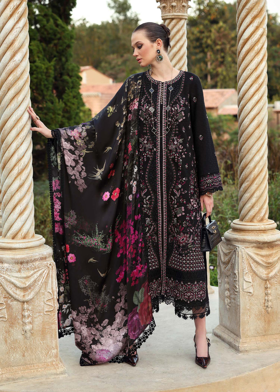 Kanwal Malik Zaina Embroidered Lawn Unstitched 3Pc Suit - ISHA