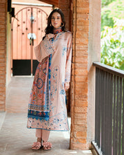 Roheenaz Reverie Embroidered Lawn Unstitched 3Pc Suit RNZ2501B Islene