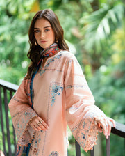 Roheenaz Reverie Embroidered Lawn Unstitched 3Pc Suit RNZ2501B Islene