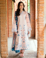 Roheenaz Reverie Embroidered Lawn Unstitched 3Pc Suit RNZ2501B Islene