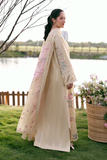 Zarposh Summer Soiree Embroidered Luxury Lawn Unstitched 3Pc Suit - Ismera