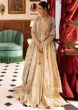 Sadaf Fawad Khan Siraa Embroidered Organza Unstitched 3Pc Suit - Ivory Celeste