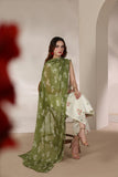 Feathers The Imperial Bloom Printed Lawn Unstitched 3Pc Suit Ivory Olive-FT651