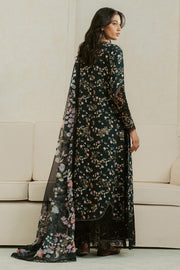 Ayzel Amore Embroidered Unstitched Lawn 3Pc Suit - JADE