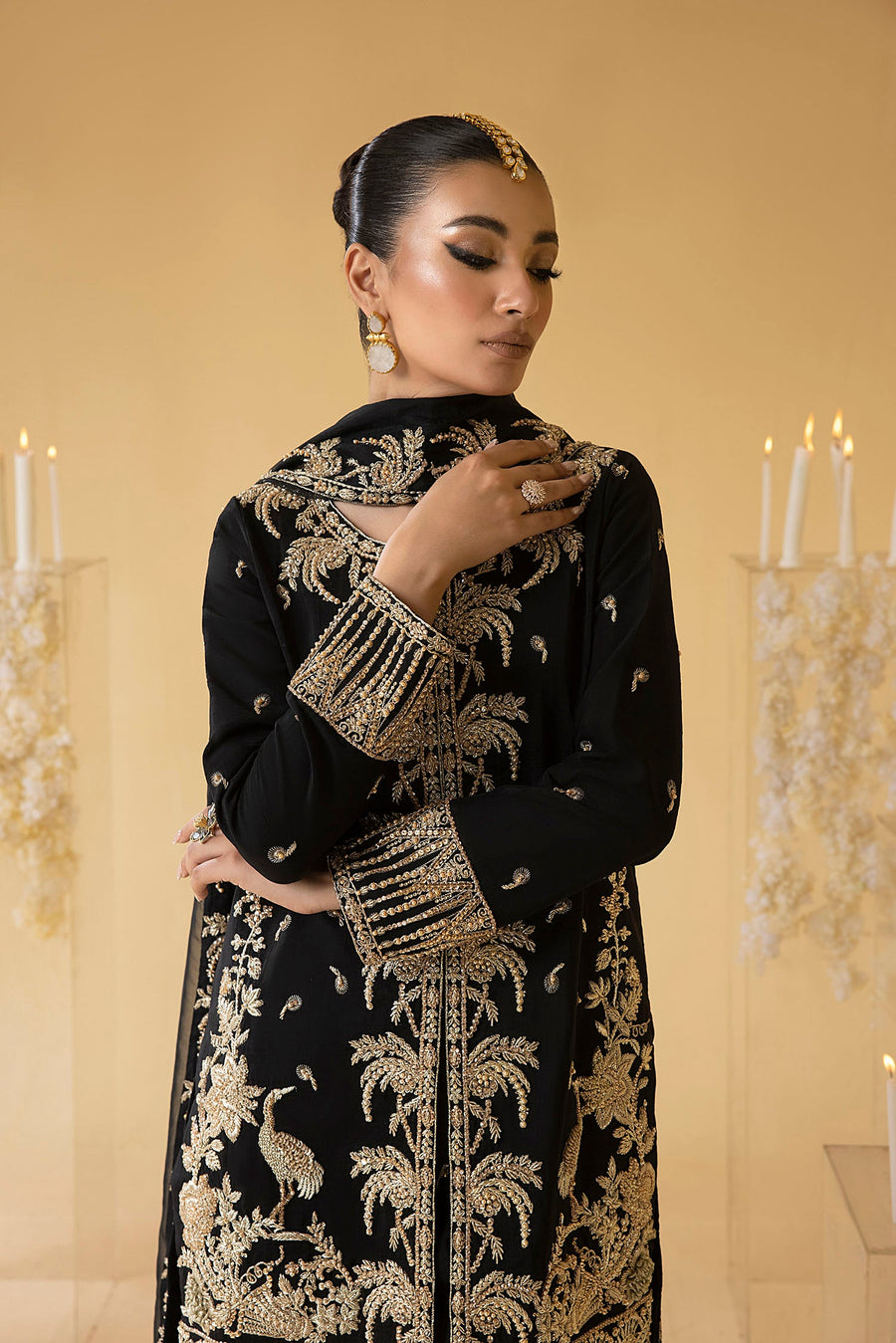 Nuriyaa Mystic Luxury Formal Unstitched 3 Piece Suit - JADE