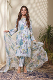 Feathers Premium Printed Lawn Unstitched 3Pc Suit JASMINE-FT119