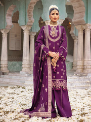 Gul Ahmed Premium Embroidered Jacquard Unstitched 3Pc Suit JD-32028