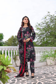 Feathers Premium Printed Lawn Unstitched 3Pc Suit JENNIFER-FT134