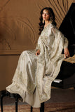 Emaan Adeel Celeste Embroidered Mesoury Unstitched 3Pc Suit - JEWEL