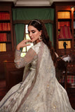 Alif by AJR Couture Embroidered Net Unstitched 3Pc Suit - JEWEL